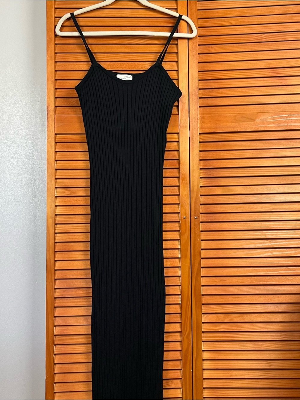 Universal Thread Black Ribbed Knit Dress - Picture 2 of 7